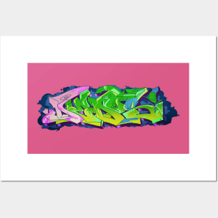 Dedos Graffiti letters Posters and Art